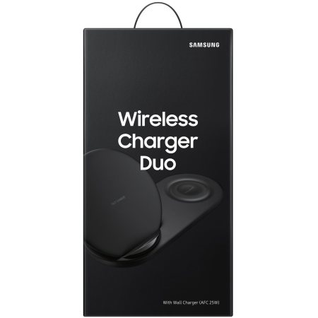 Official Samsung Galaxy Super Fast Wireless Charger Duo - Black