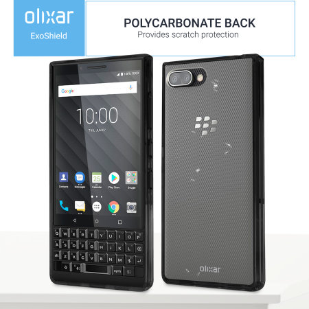 Olixar ExoShield Tough Snap-on Blackberry Key2 Case - Black