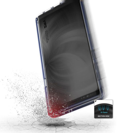 Funda Samsung Galaxy Note 9 VRS Design Crystal Bumper - Gris Orquídea