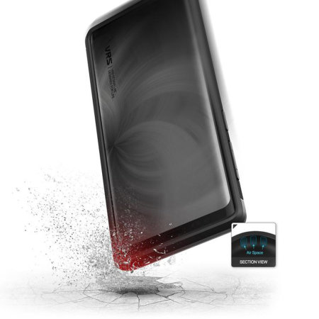 VRS Design High Pro Shield Samsung Galaxy Note 9 Hülle - Stahlsilber