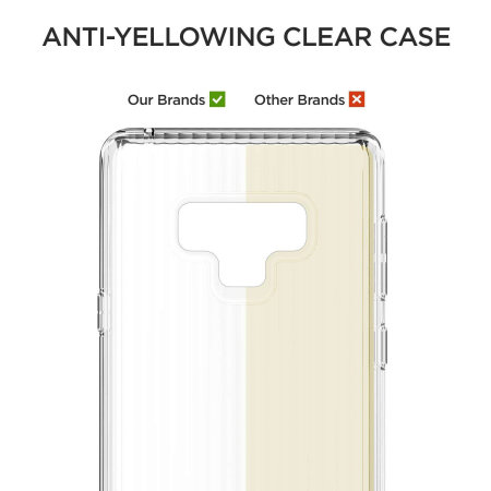 VRS Design Crystal Bumper Samsung Galaxy Note 9 Hülle - Durchsichtig