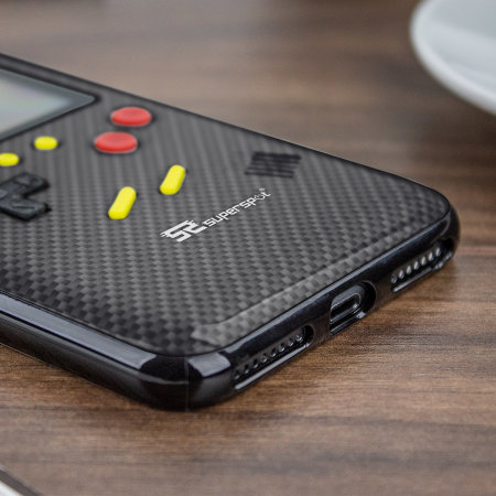 SuperSpot iPhone 8 Plus Retro Game Case - Zwart