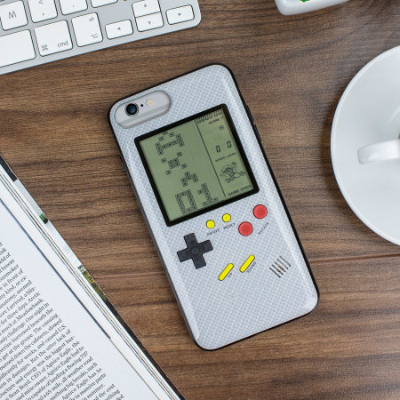SuperSpot iPhone 6 Plus Retro Game Case - Carbon White