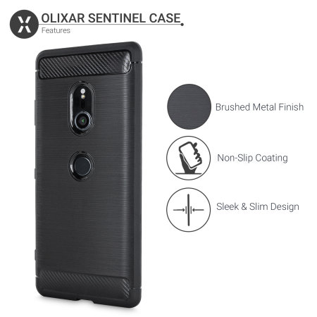 Olixar Sentinel Sony Xperia XZ3 Case and Glass Screen Protector