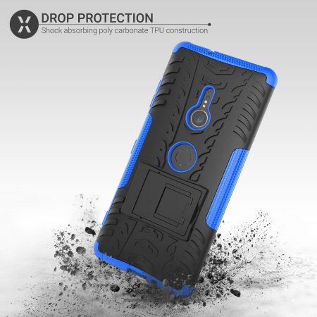 Olixar ArmourDillo Sony Xperia XZ3 Protective Deksel - Blå