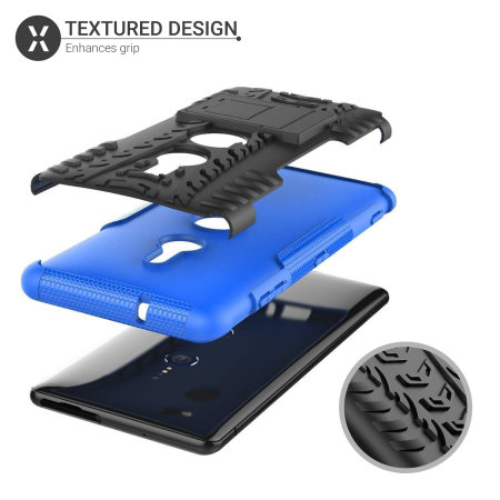 Coque Sony Xperia XZ3 Olixar ArmourDillo Protectrice – Bleue