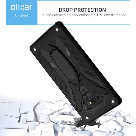 Samsung Galaxy Note 9 Case and Screen Protector Olixar Raptor - Black