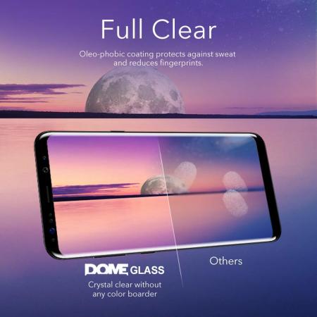 2 Protections d'écran Galaxy Note 9 Whitestone Dome Glass Full Cover