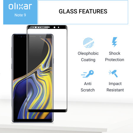Protector Galaxy Note 9 Olixar Cristal Templado Cobertura Total