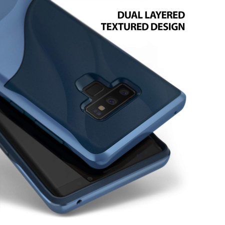 Rearth Ringke Wave Samsung Galaxy Note 9 Hülle - Küstenblau