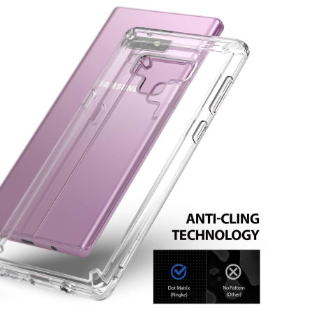 Coque Samsung Galaxy Note 9 Rearth Ringke Fusion Kit 3-en-1 – Transp.