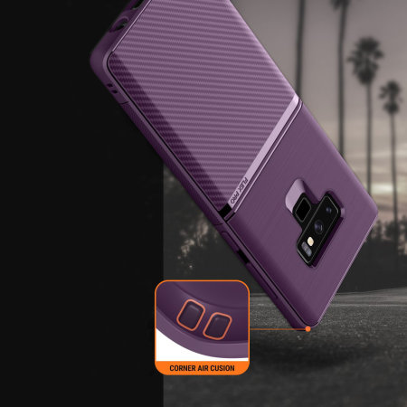 Obliq Flex Pro Samsung Galaxy Note 9 Case - Carbon Lilac Purple