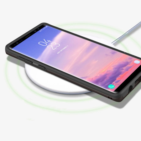 Coque Samsung Galaxy Note 9 Obliq Slim Meta - Noire Titanium