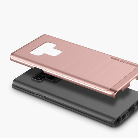 Obliq Slim Meta Samsung Galaxy Note 9 Case - Rose Gold