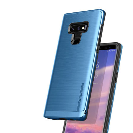 Obliq Slim Meta Samsung Galaxy Note 9 Hülle - Korallenblau