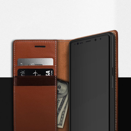 Obliq Samsung Galaxy Note 9  K3 Wallet Case - Brown / Burgundy