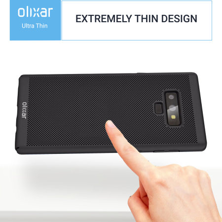 Olixar MeshTex Samsung Galaxy Note 9 Slim Case - Tactical Black