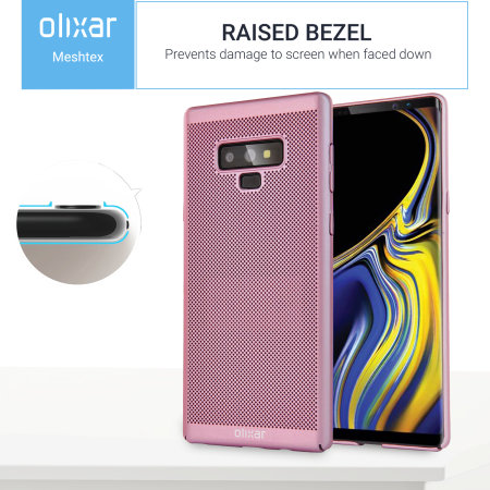 Funda Samsung Galaxy Note 9 Olixar MeshTex - Oro Rosa
