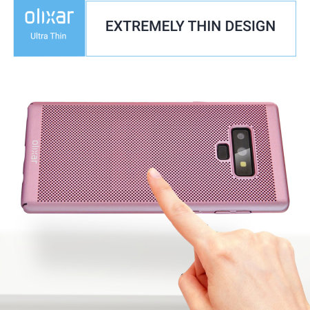 Funda Samsung Galaxy Note 9 Olixar MeshTex - Oro Rosa