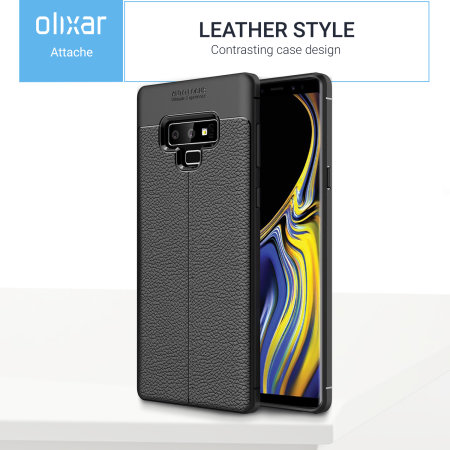 Coque Samsung Galaxy Note 9 Olixar Attache – Noire