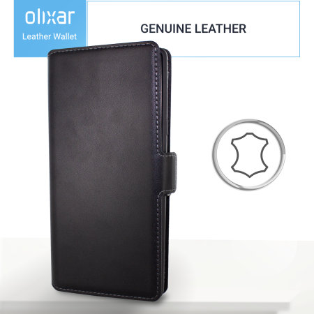 Samsung Galaxy Note 9 Leather Style Wallet Case Olixar - Black