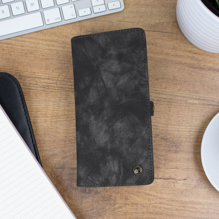 Housse Galaxy Note 9 Luxury portefeuille simili cuir 3-en-1 – Noire