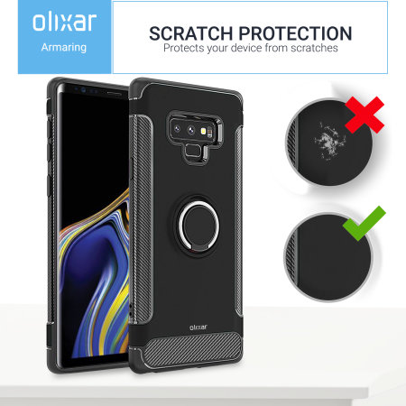 Olixar ArmaRing Samsung Galaxy Note 9 Case - Zwart