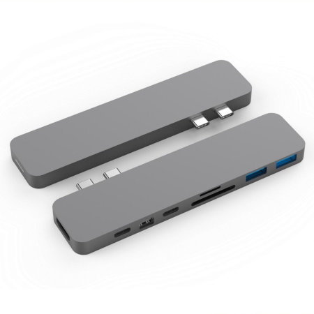 HyperDrive PRO 8-in-2 USB-C MacBook Pro Hub - Space Grau