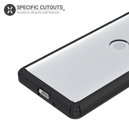 Olixar ExoShield Tough Snap-on Sony Xperia XZ3 Case - Black / Clear