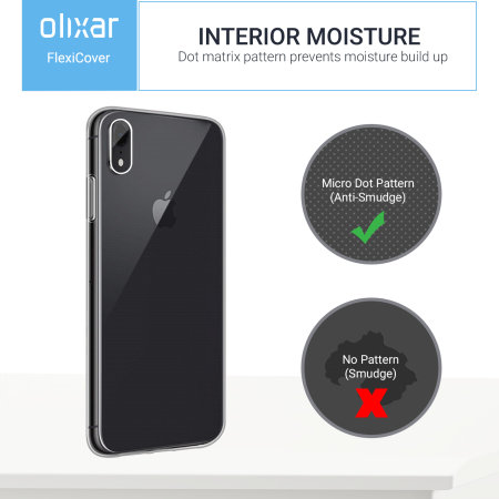 Olixar FlexiCover iPhone XR Complete Protection Case - Clear