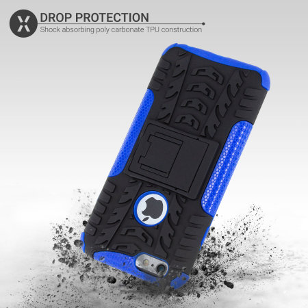 Olixar ArmourDillo iPhone 6S / 6 Protective Deksel - Blå