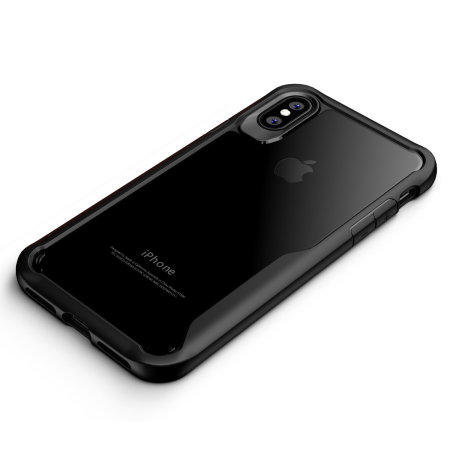 Olixar NovaShield iPhone XS Max Bumper Case - Black