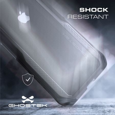 Ghostek Umhang 4 iPhone XS Tough Hülle - Klar / Schwarz