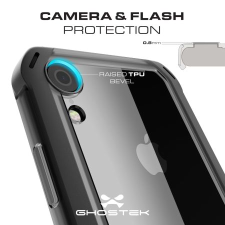 Ghostek Cloak 4 iPhone XR Deksel - Klar / Svart