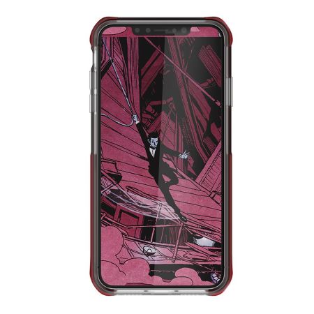 Ghostek Cloak 4 iPhone XS Max Case - Helder / Rood