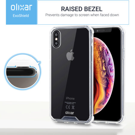 Olixar ExoShield Tough Snap-on iPhone XS Max Case  - Crystal Clear