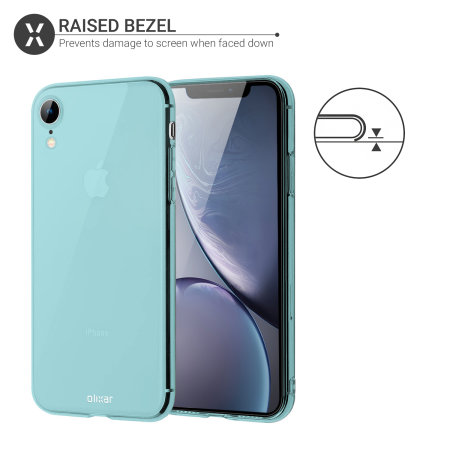 Coque iPhone XR Olixar FlexiShield en gel – Bleue