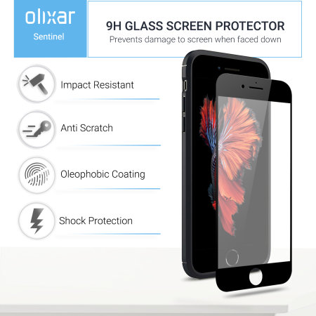 iphone 6s / 6 olixar sentinel case and glass screen protector