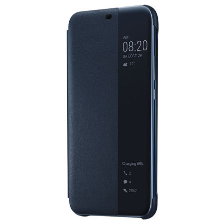 Officiële Huawei Mate 20 Lite Smart View Flip Case - Blauw