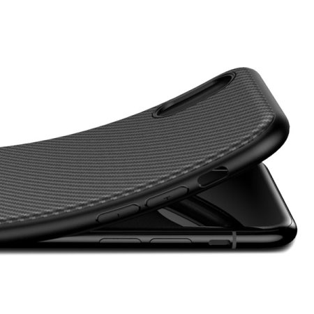 Olixar iPhone XR Koolstofvezel Case - Zwart