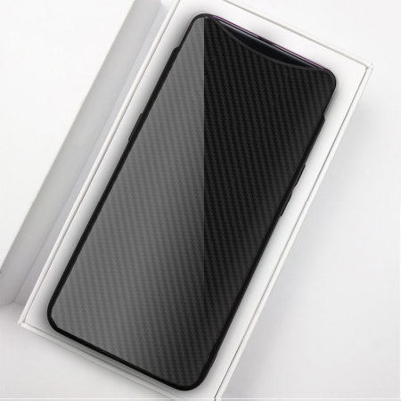 Olixar Carbon Fibre Oppo Find X Case - Zwart