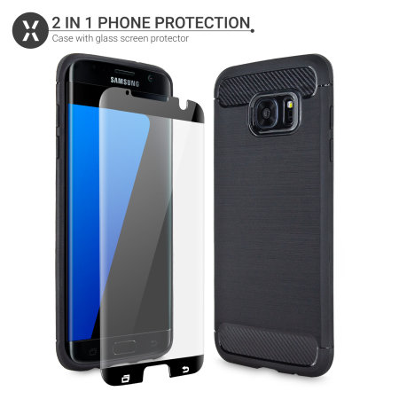 orden Activamente Tiza Funda Samsung Galaxy S7 Edge Olixar Sentinel con Protector de Pantalla