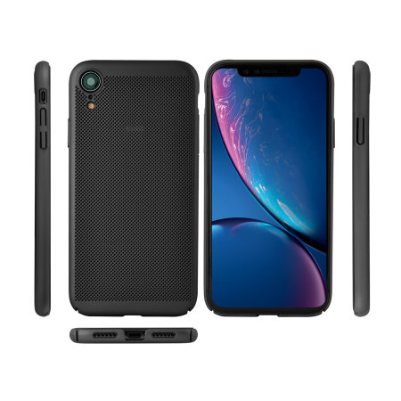 Olixar MeshTex iPhone XR Case - Zwart