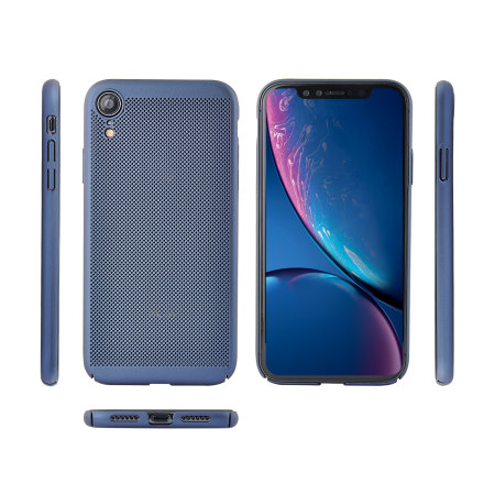 Olixar MeshTex iPhone  XR Case - Blue