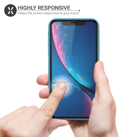 Olixar iPhone XR Case Compatible Glass Screen Protector