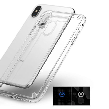Rearth Ringke Fusion 3-in-1 Kit iPhone XS Hülle - Klar