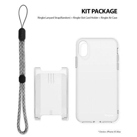 Ringke Air 3-in-1 iPhone XS Max Kit Case - Clear