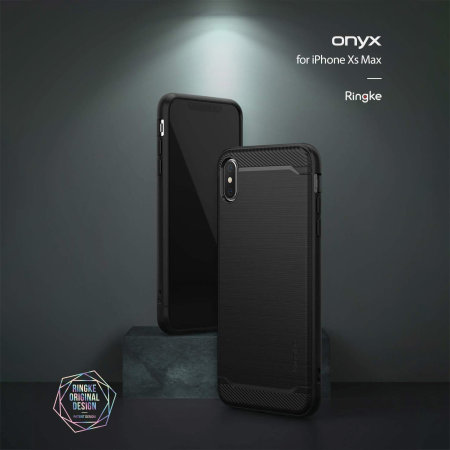 Coque iPhone XS Max Rearth Ringke Onyx – Coque robuste – Noir