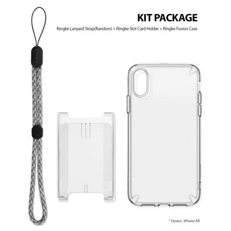 Rearth Ringke Fusion 3-in-1 iPhone XR Kit Case - Clear