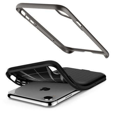 Spigen Neo Hybrid iPhone XR Hülle - Gunmetal